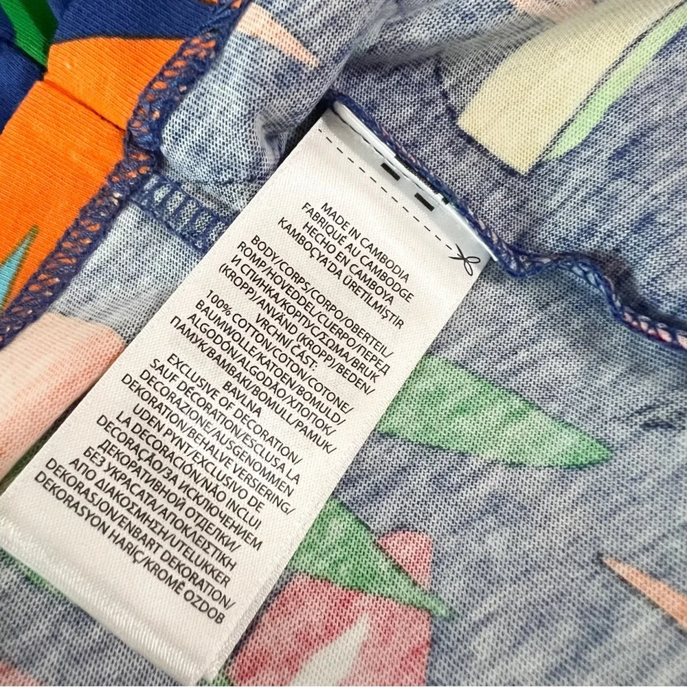 Polo Ralph Lauren Tropical Print Cotton Tee - Picture 14 of 14